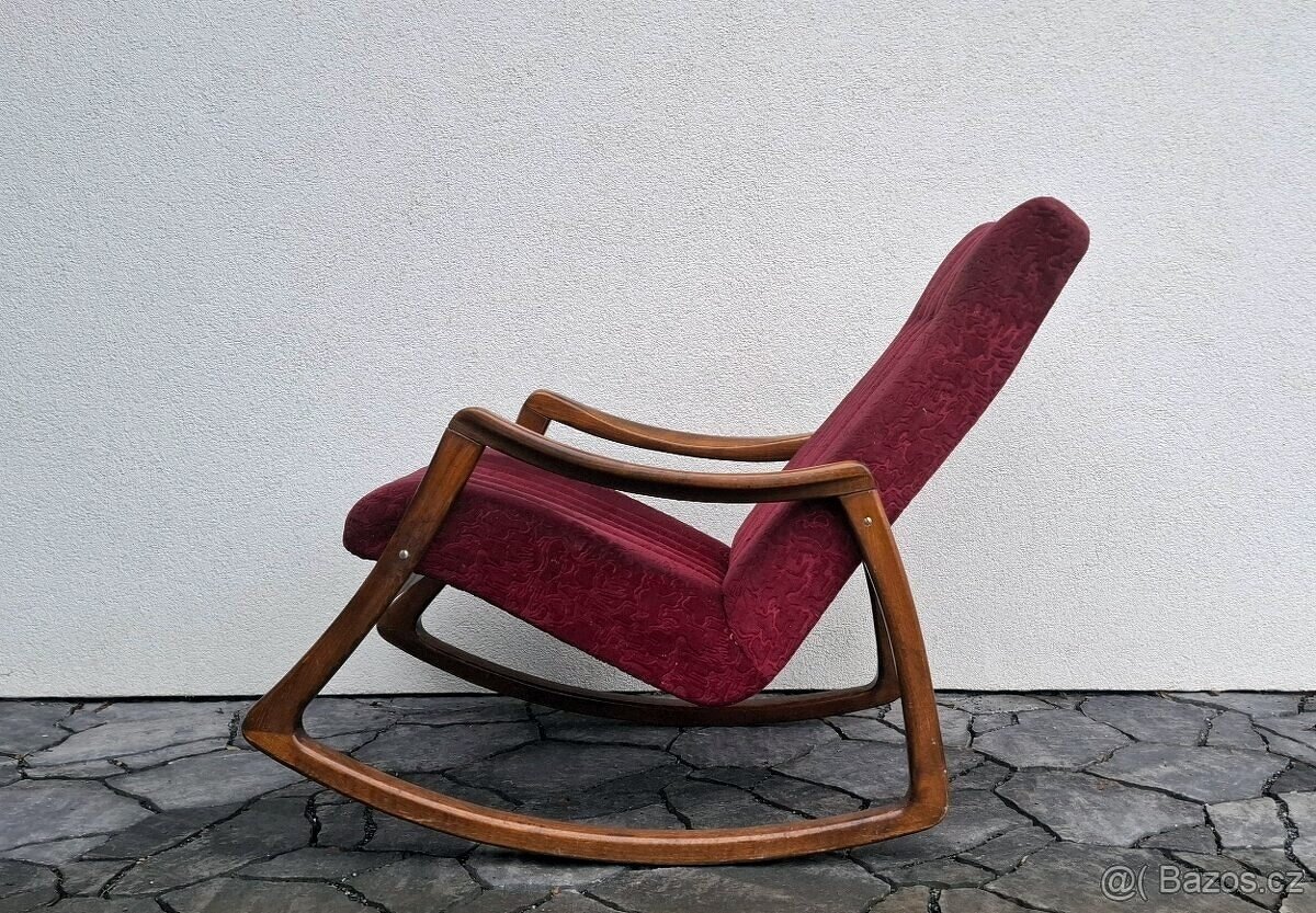 Retro designové houpací křeslo TON - 4