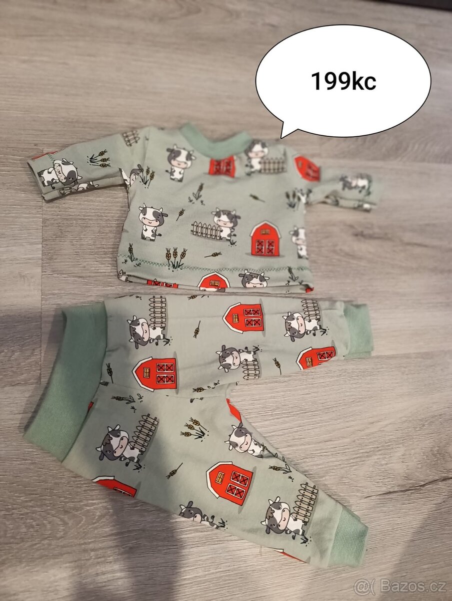 Pyžama pro panenky 43cm 2. - 4