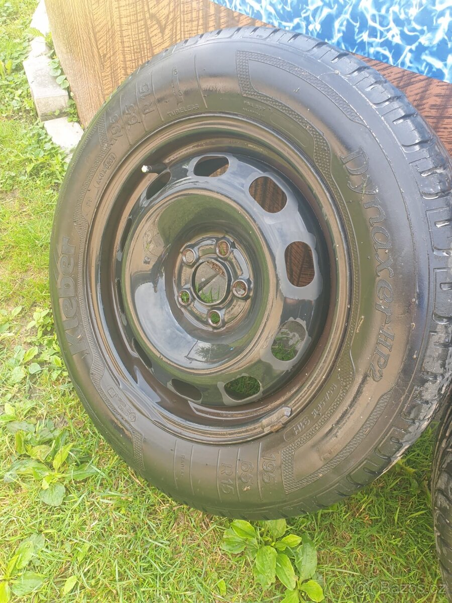 Prodám sadu plechových kol - 4