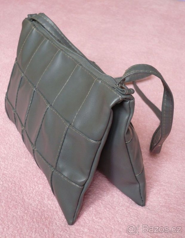 Kabelka přes rameno, šedá slim, dívčí / pro slečny - 4