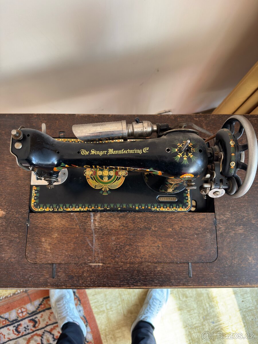 Originální šlapací šicí stroj Singer - 4