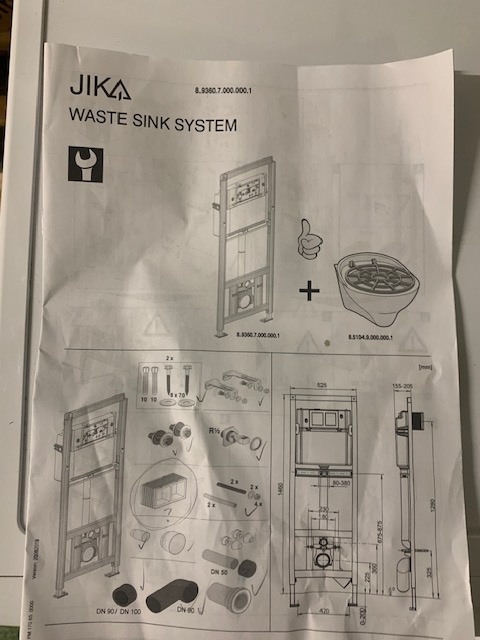 Závěsná výlevka JIKA MIRA s modulem WASTE SINK - 4