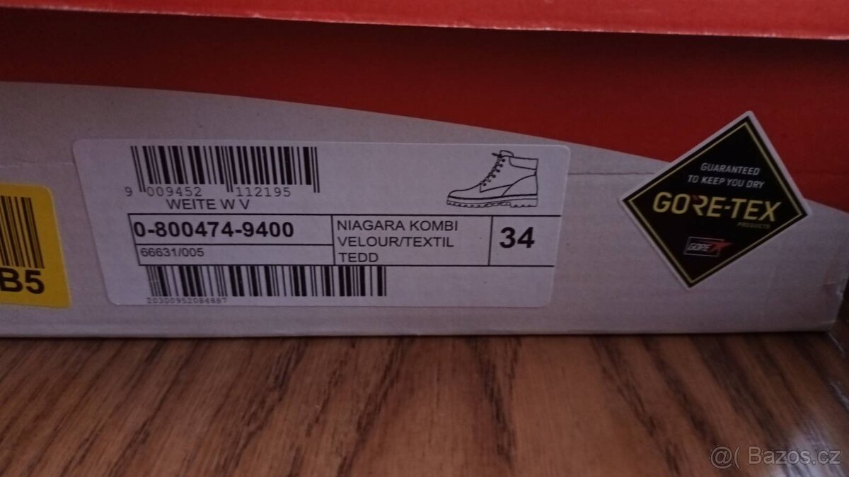 Zimní boty Superfit TEDD s goretexem, vel. 34-NOVÉ - 4