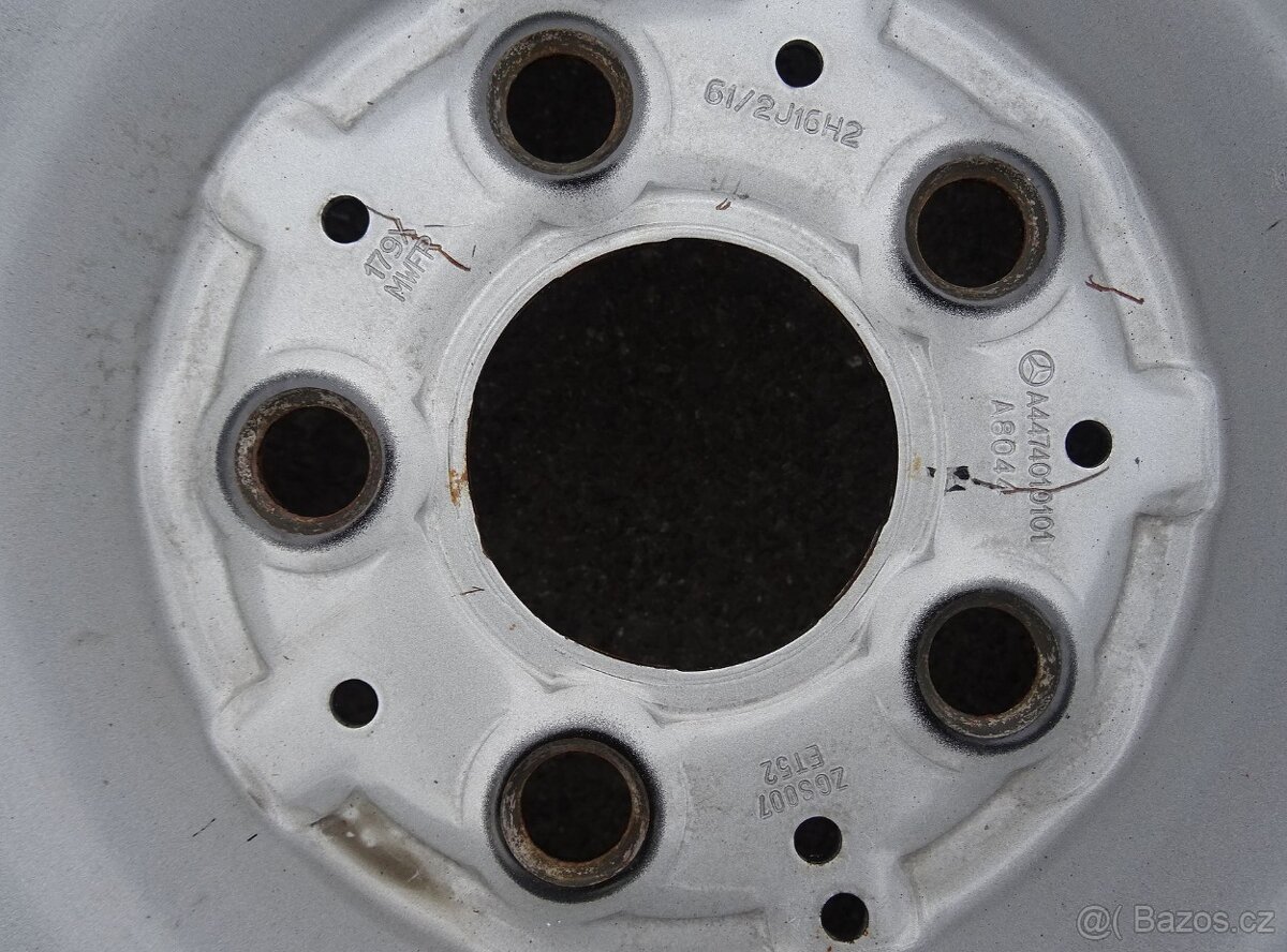 Disky na Mercedes Vito, 16", 5x112, ET 52, zimní sada - 4