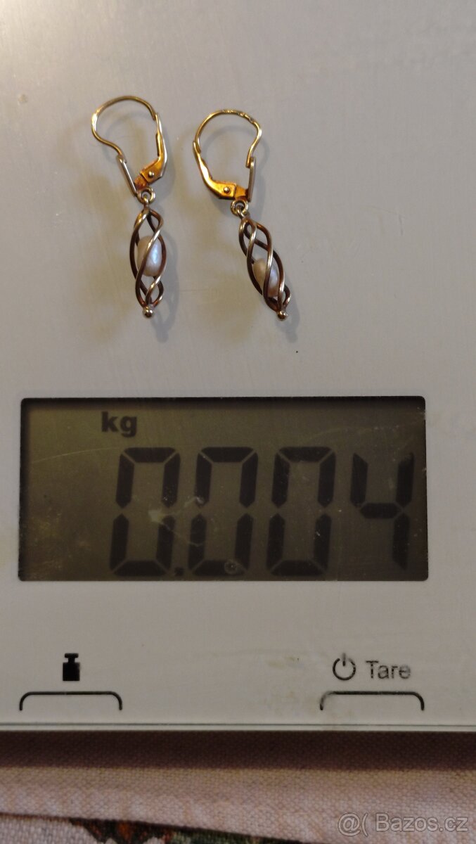 Krásné náušnice s perlou - 4