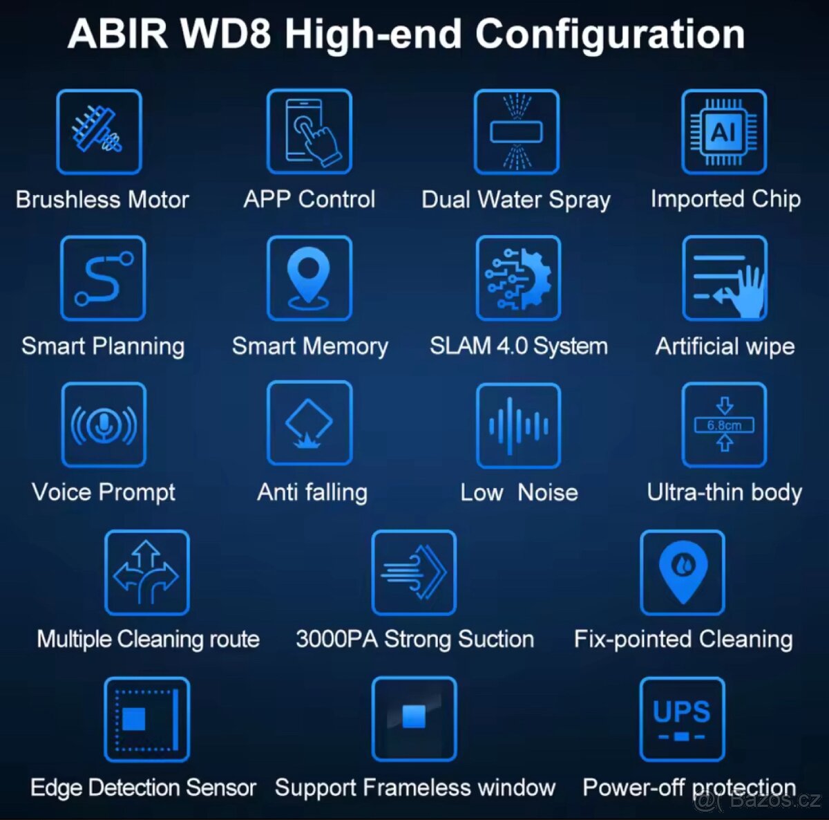 Automaticky robot na myti oken WD8, smart - 4