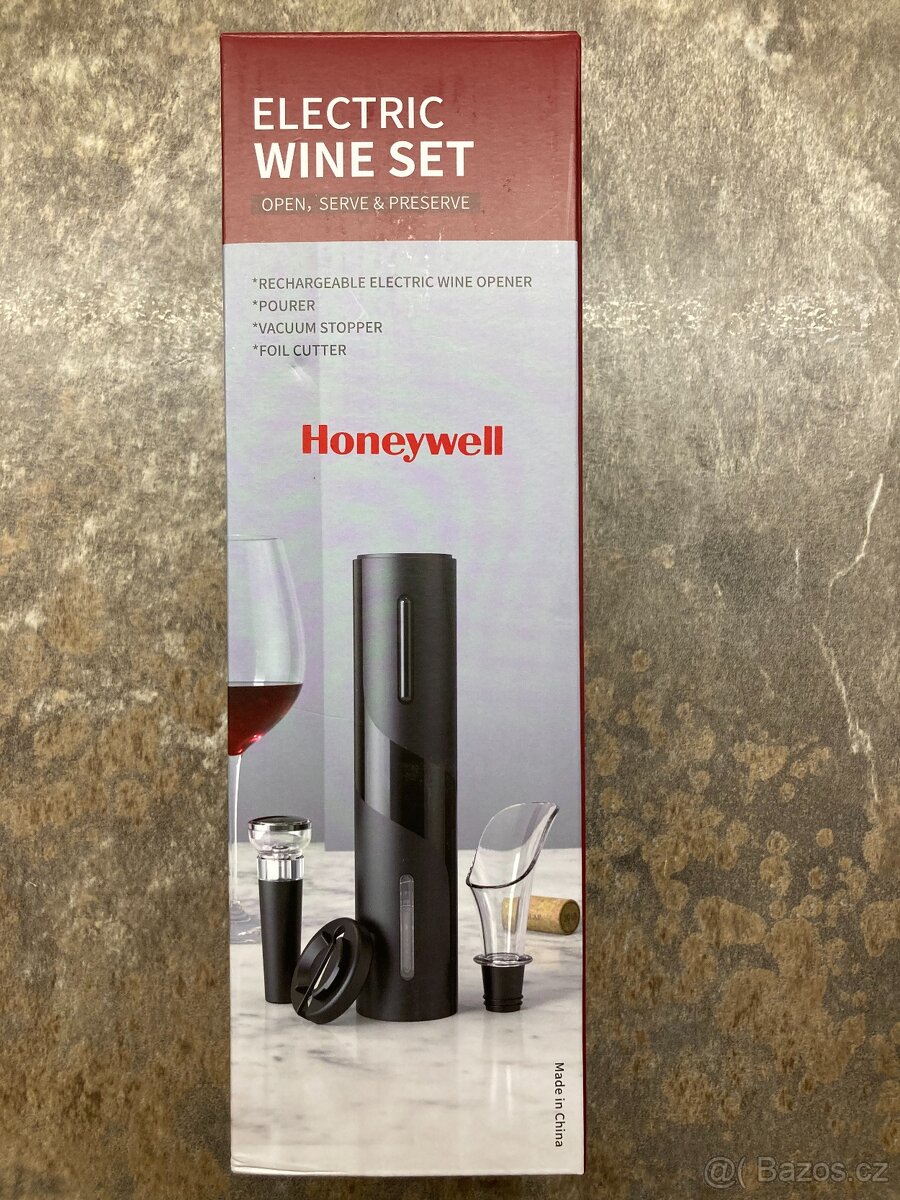 Elektrický otvírák na víno LED – AKU - 4