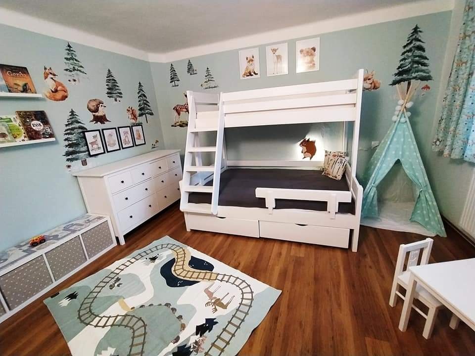 Patrová postel z masivu 90/120/200vm - 4