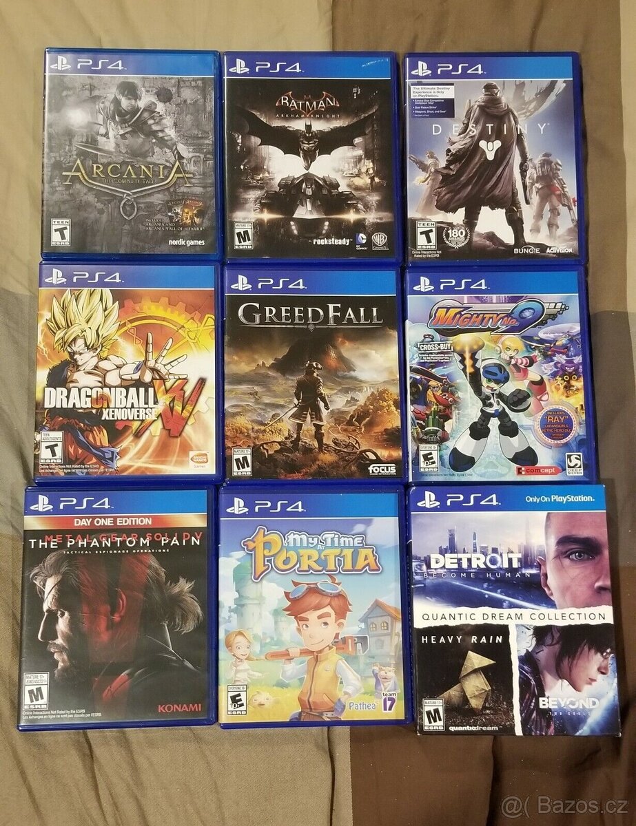 VÝMĚNA nebo prodej: Nabídněte. Playstation4 (PS4) hry PS5 - 4