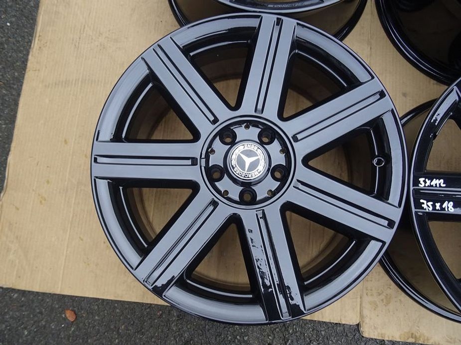 Alu disky černý origo Mercedes,18", 5x112, ET 35 , šíře 7,5 - 4