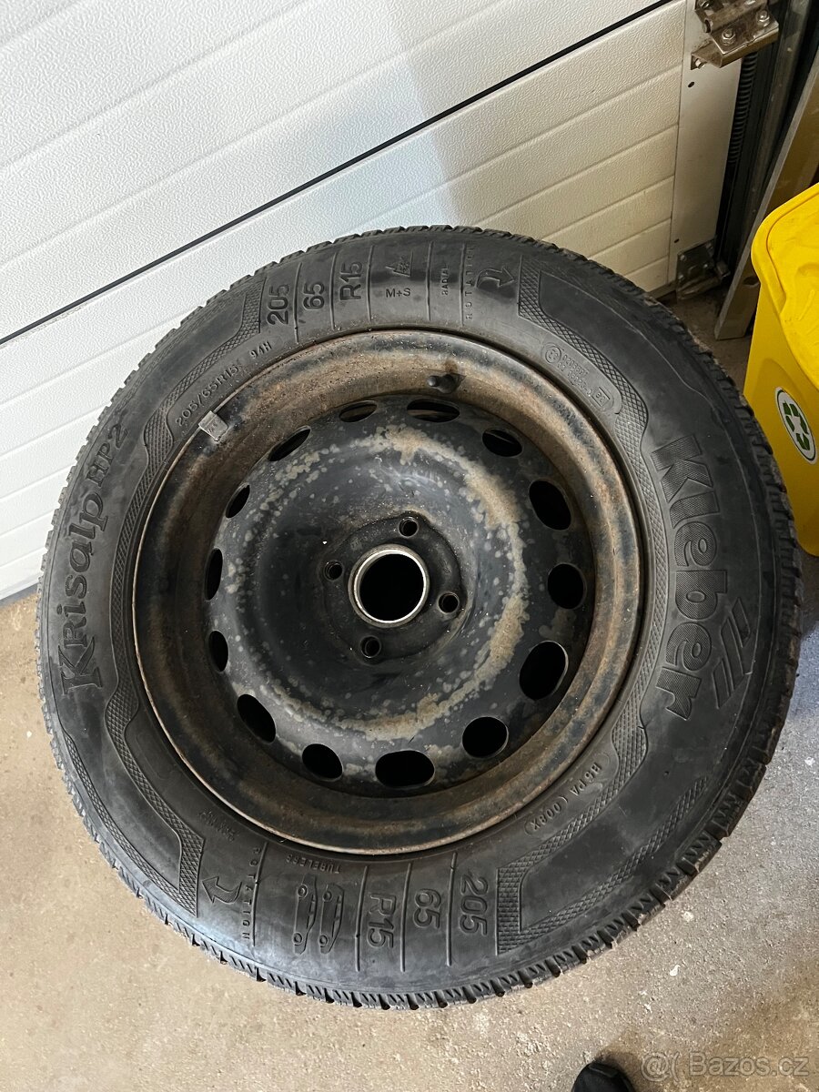 Disky 15 + zimní pneu - 4