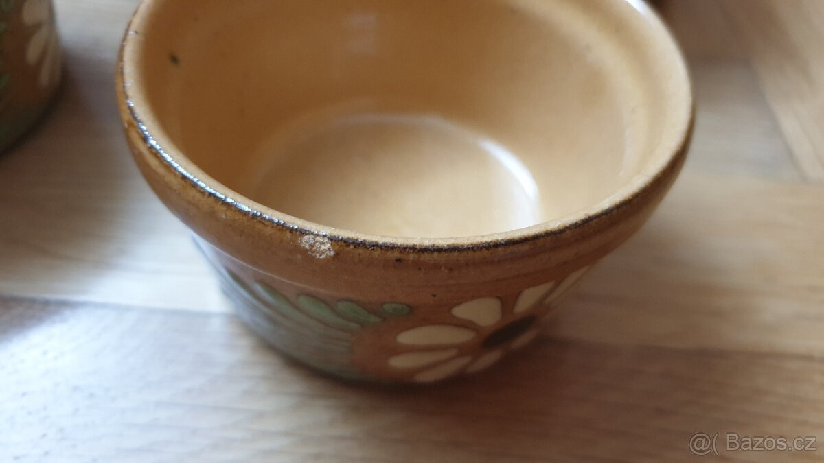 Originální Alsaská Keramika (Soufflenheim) - Terina a Misky - 4