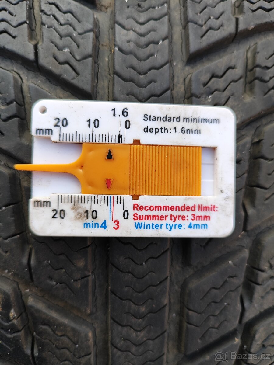 4x Disky + Zímní pneumatiky Michelin Alpin A3 185/65 R14 86T - 4