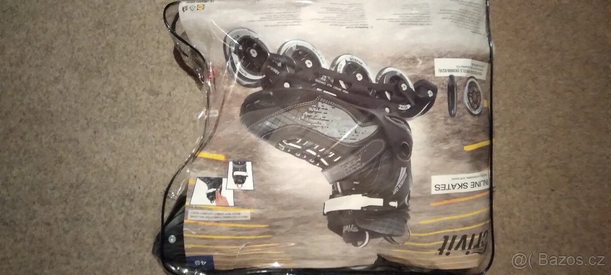 kolečkové brusle nové - 4