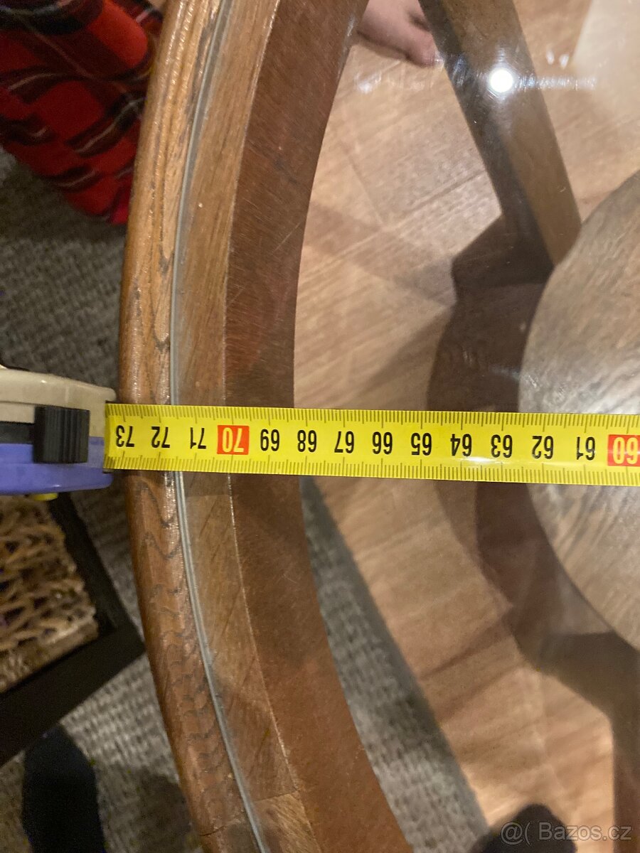 Funkcionalistický kulatý konferenční stolek Kropáček - 4