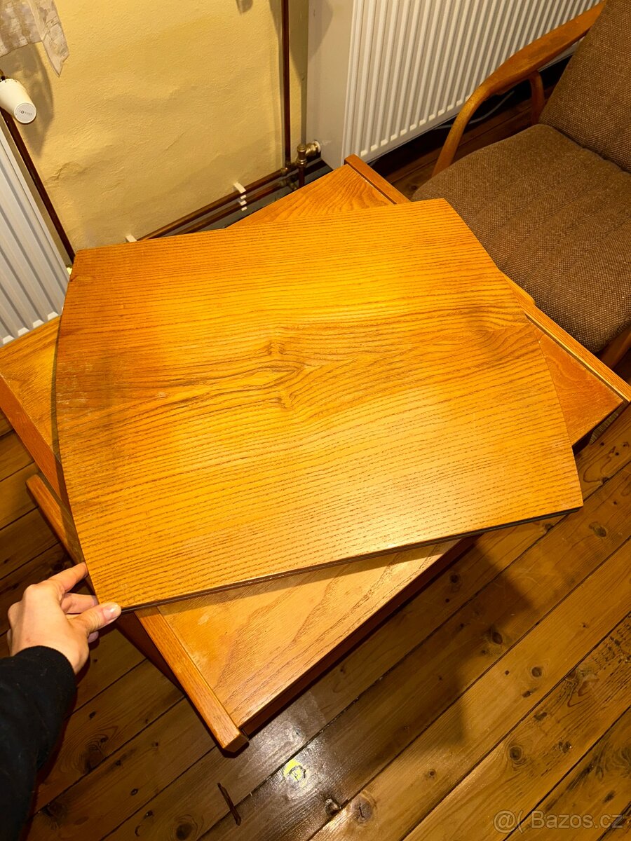 BRUSEL Retro otočný televizní stolek 60. léta - 4