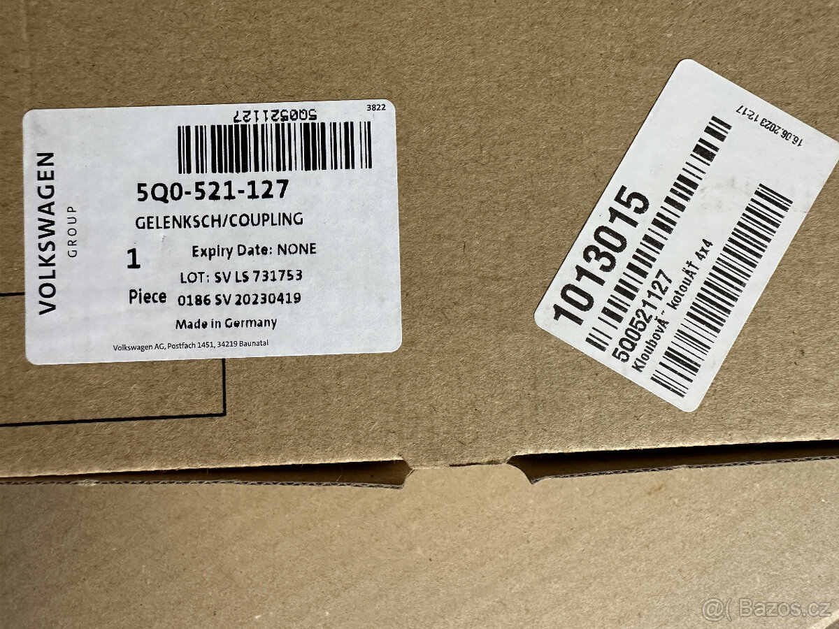 Kloubový kotouč 5Q0 521 127 nový originální díl - 4