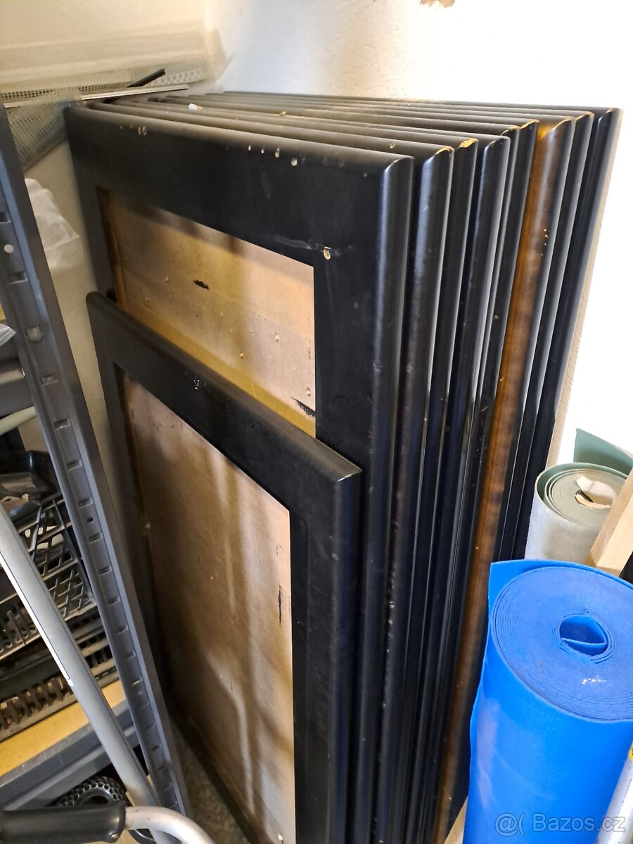 Deska stolu - černá lesklá, více kusů - 4