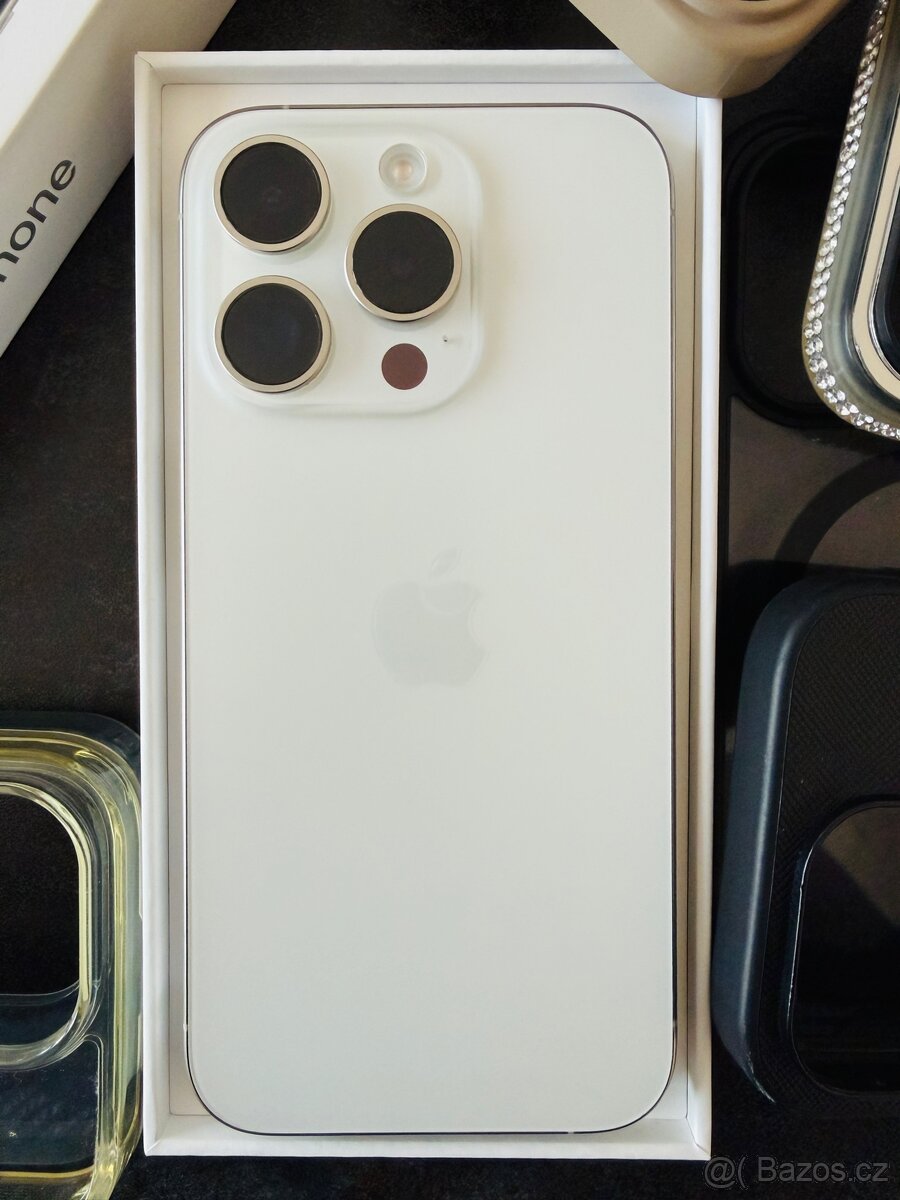 iPhone 15 PRO 128GB – White Titan - SIM + eSIM - 4