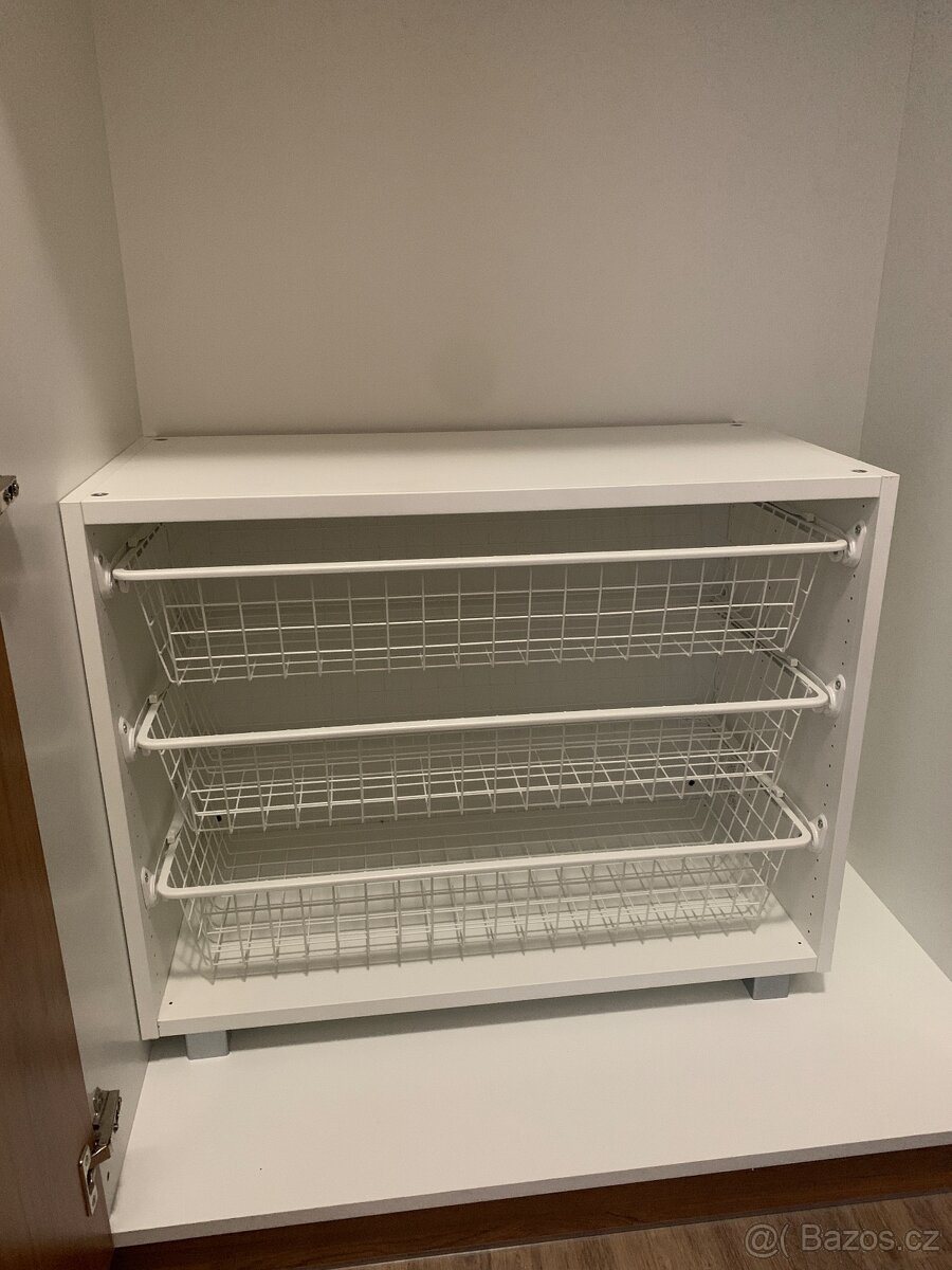 Šuplíkový organizér / PLATSA s drátěnými koši / komoda - 4
