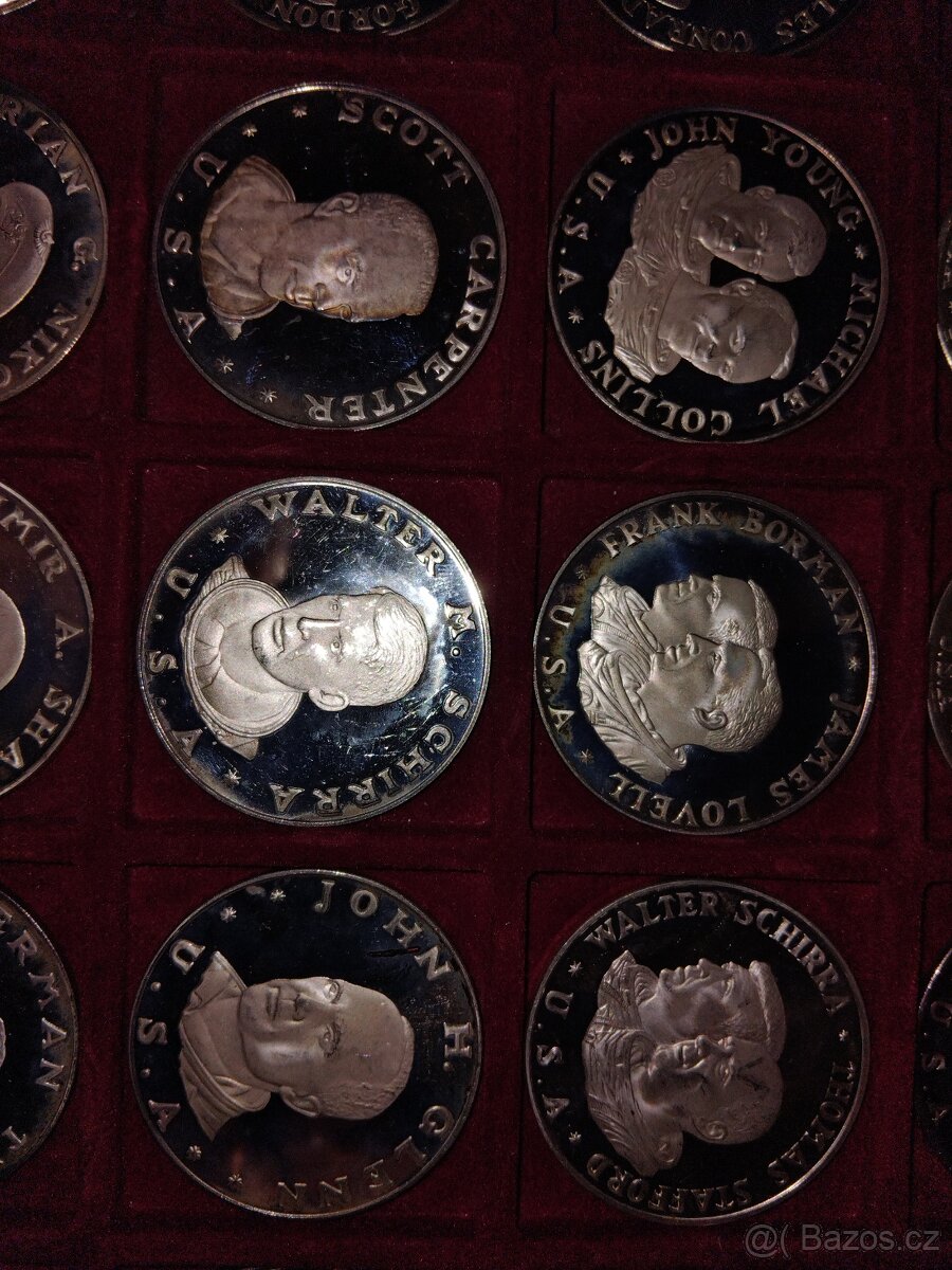 Stříbro 925/1000 kosmonauti - 4