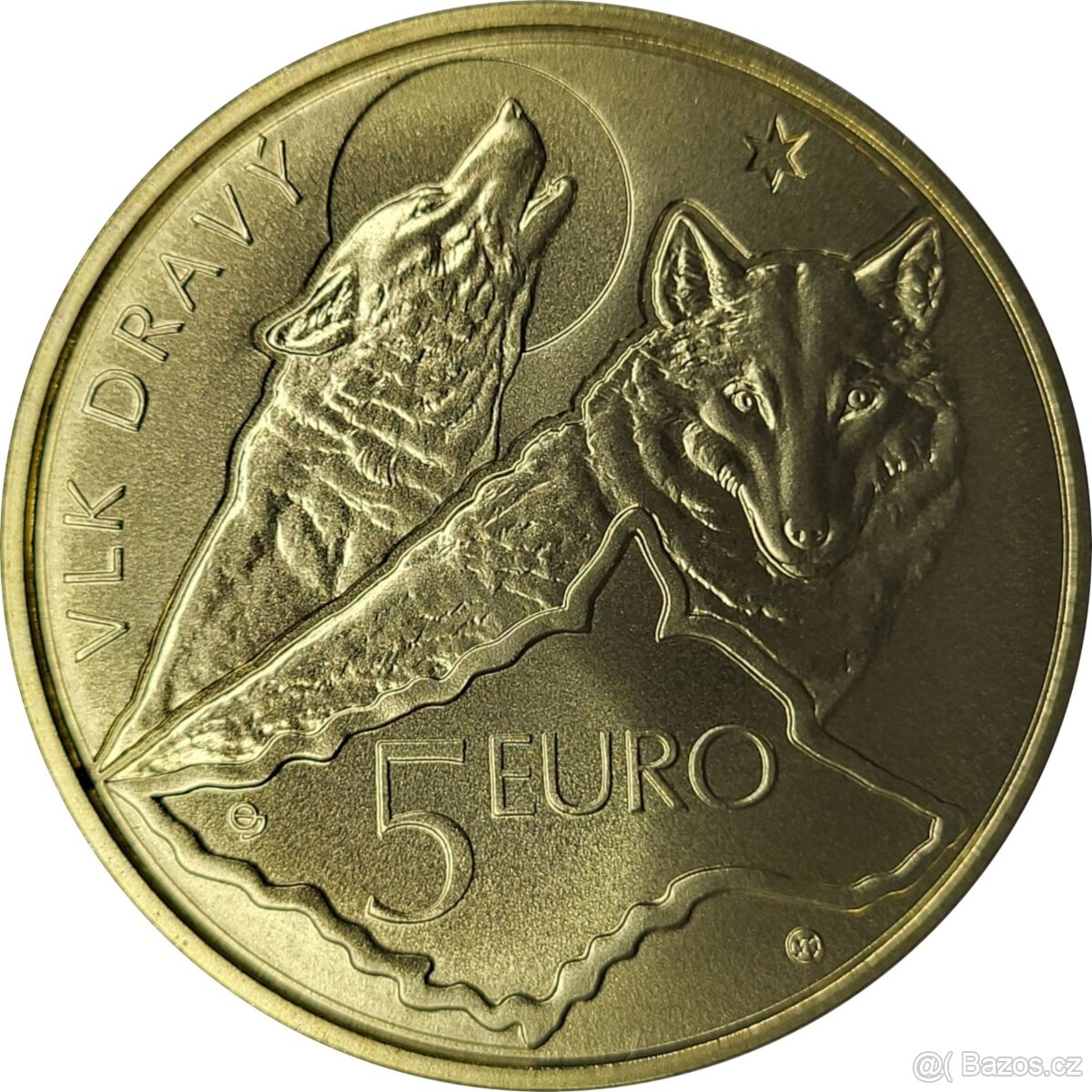 5 euro Slovensko pam. mince s motivy zvířat 2021 - 2023 UNC - 4