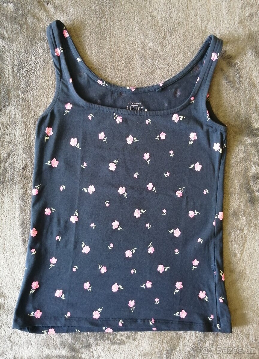 Tílko s růžičkami vel. S - 4