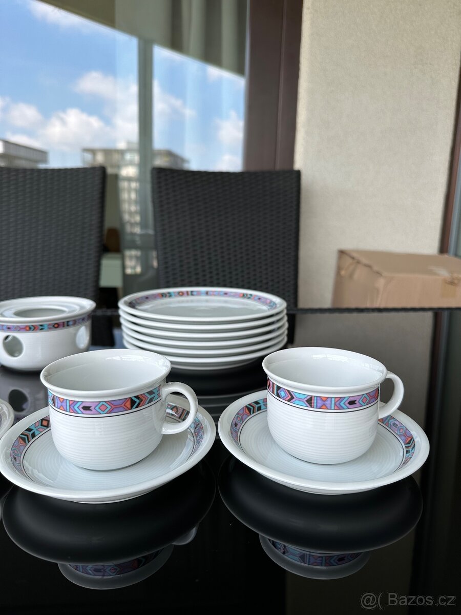 SERVIS Thomas GERMANY (VILLEROY & BOCH), KÁVA, 6 OS, 23 dílů - 4
