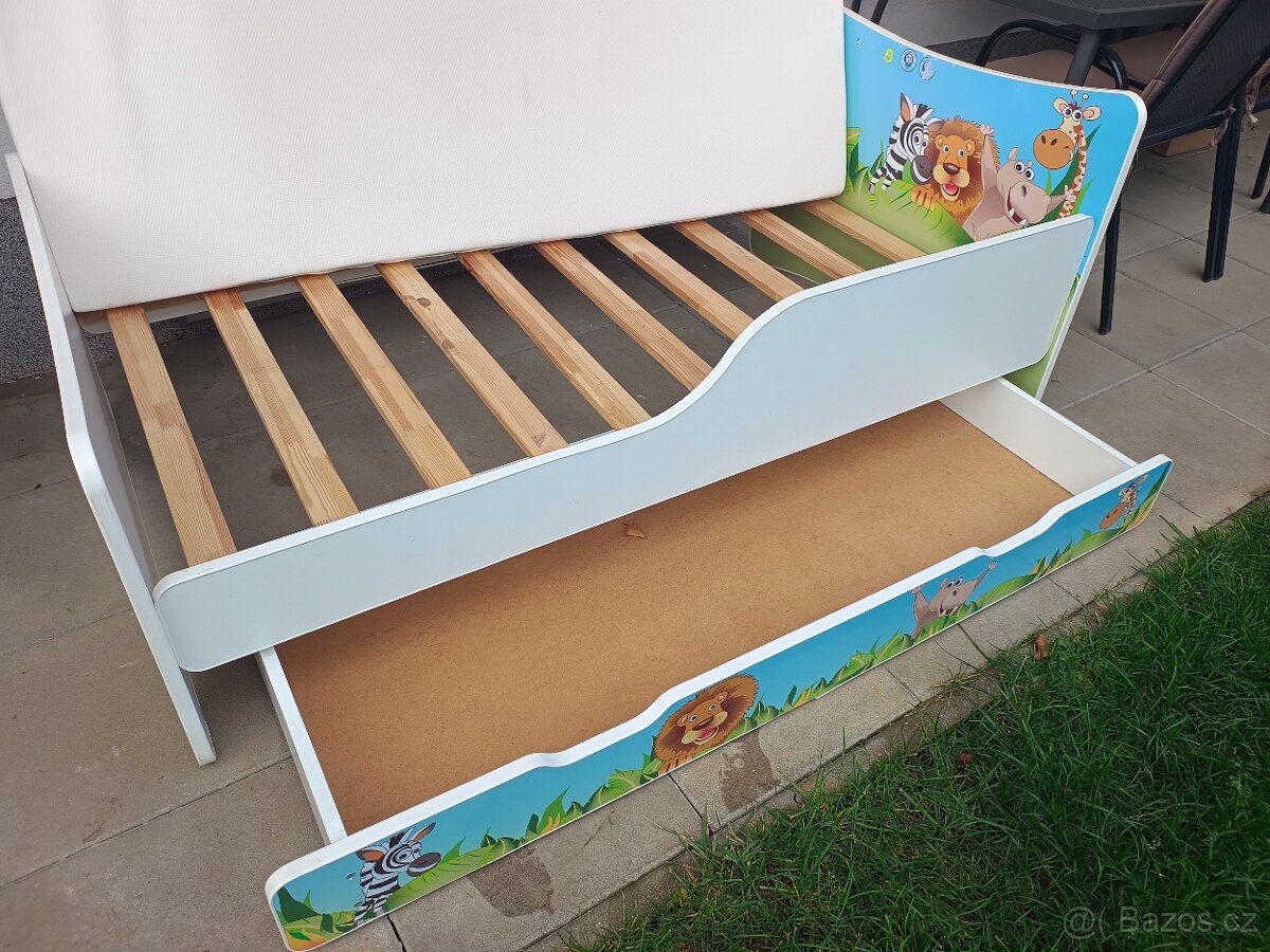 Dětská postel Zoo s matrací - 4