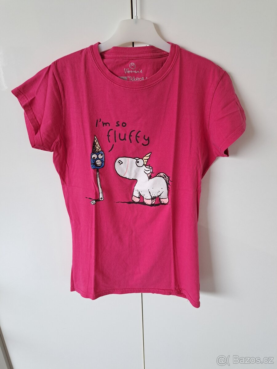 Dámské růžové tričko Trikator vel. XS - 4