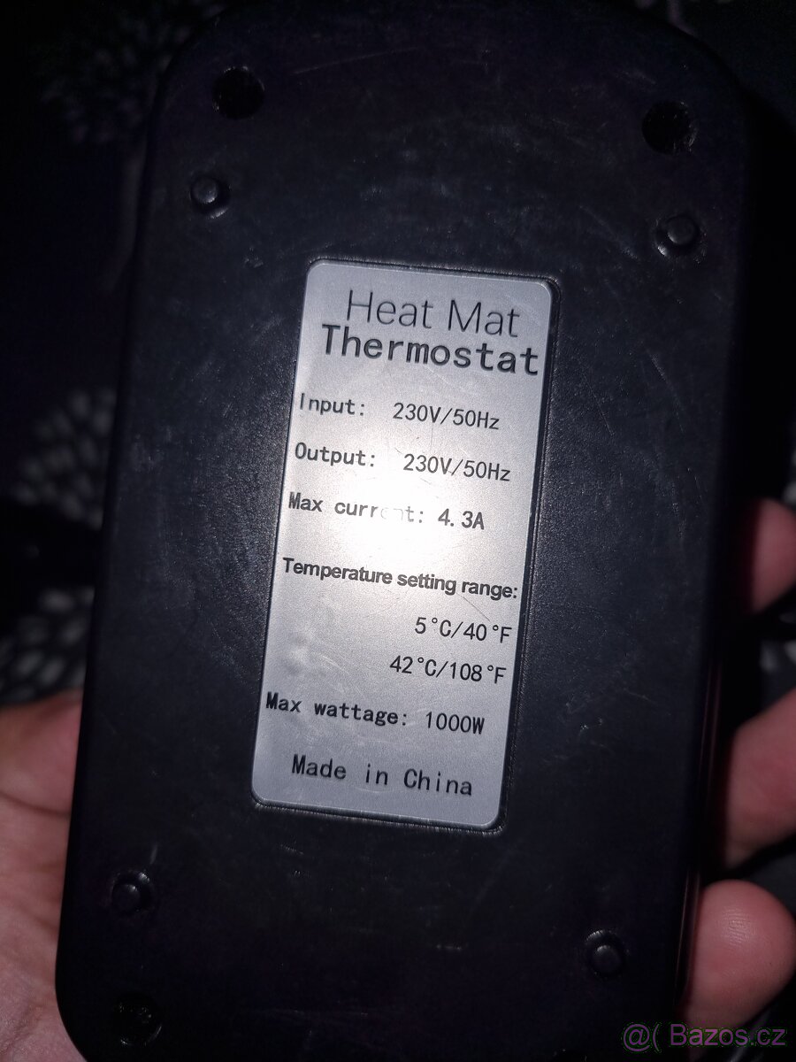 DERNORD digitální regulátor topné rohože - termostat pro ros - 4