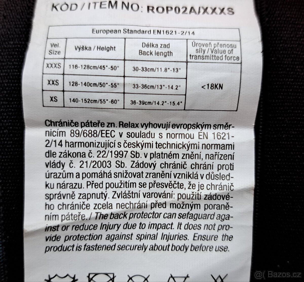 dětský páteřák Relax vel.116-128,pohodlný s balistic.pěnou - 4