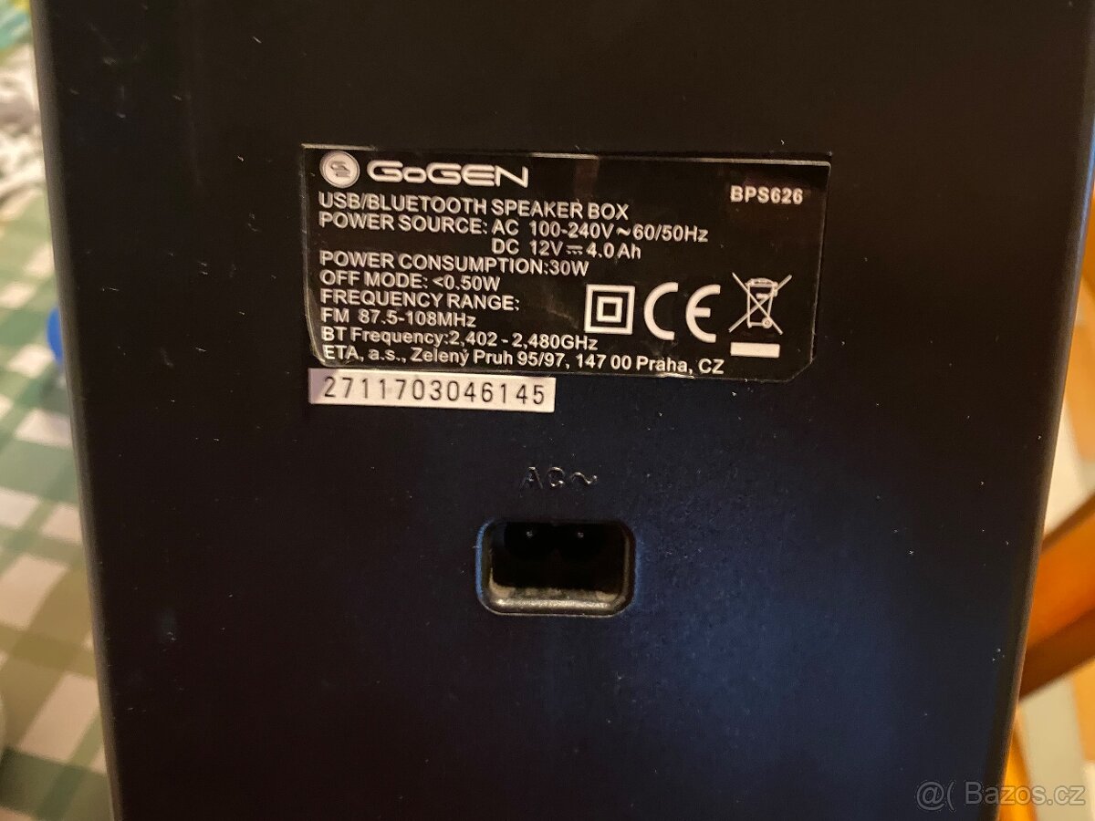 Prodám reprák gogen BPS 626 - 4