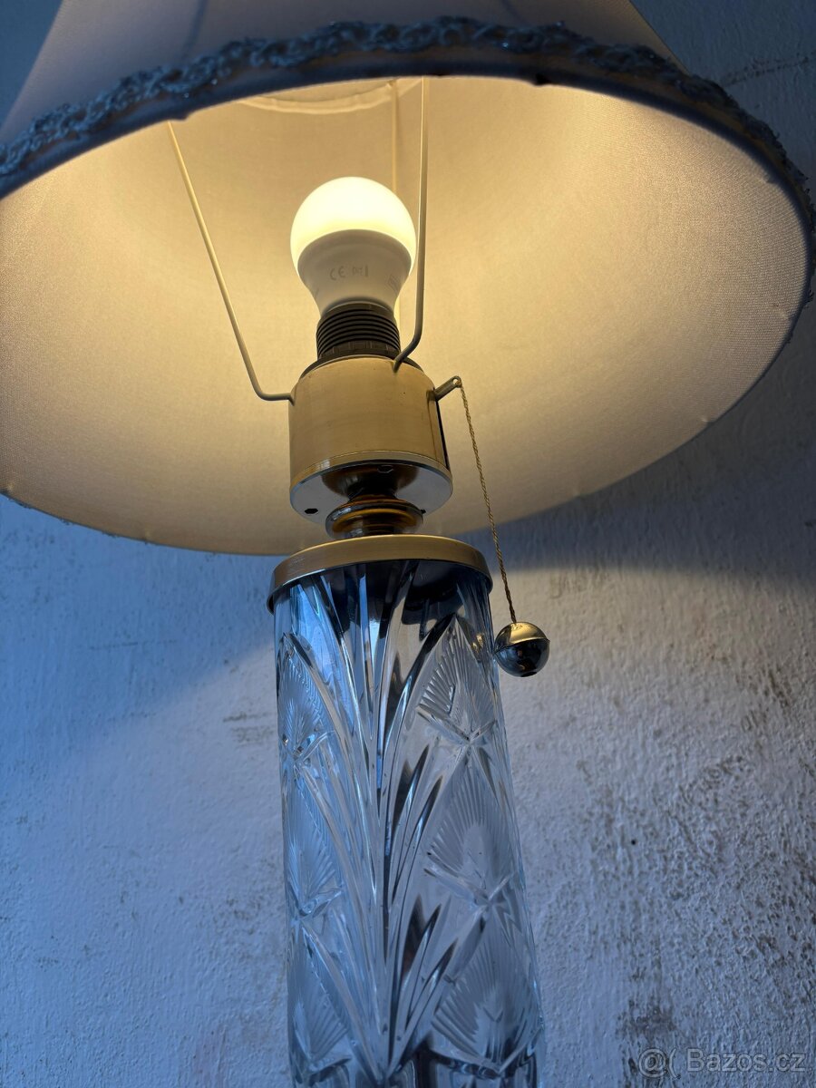 Křišťálová stolní lampa - 4