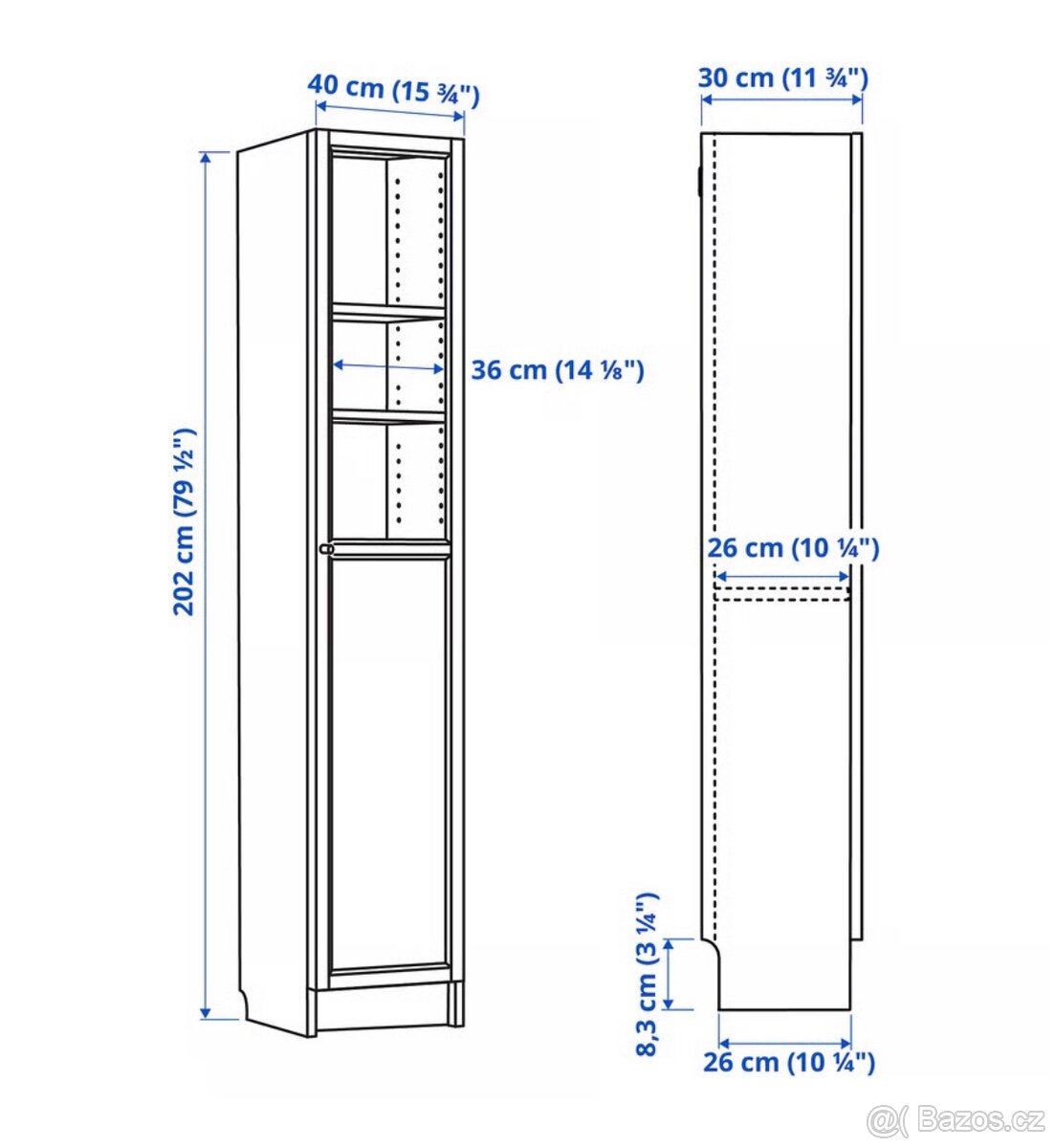 OXBERG Knihovna IKEA - 4