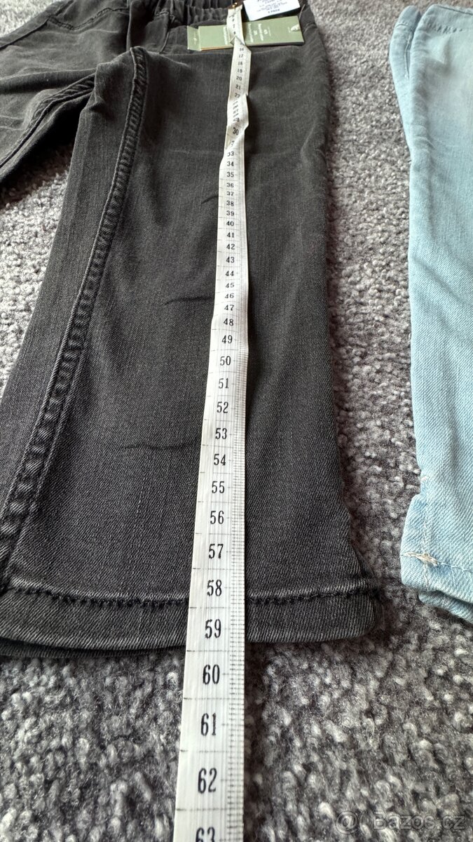 H&M džínové kraťasy 140 - 4
