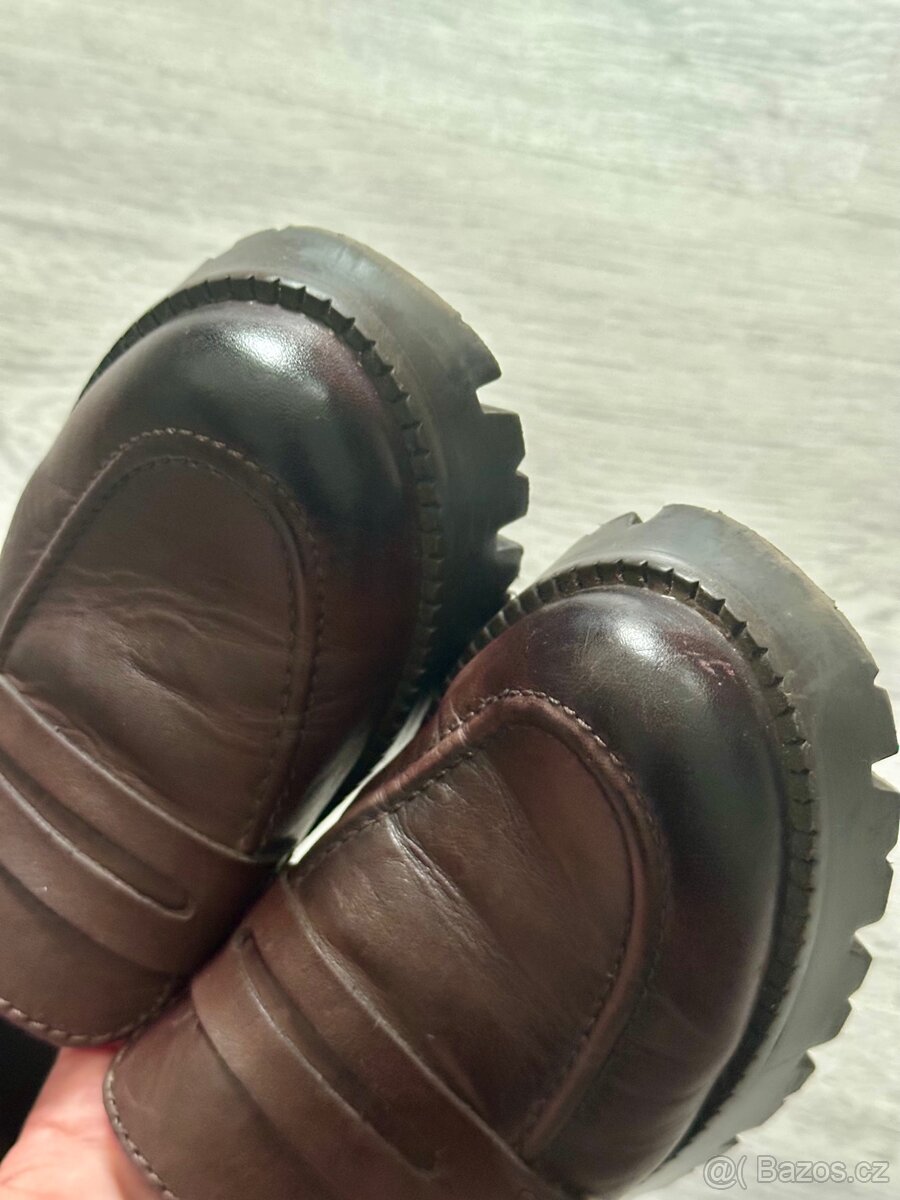 hnědé polobotky Lasocki, vel 37 - 4