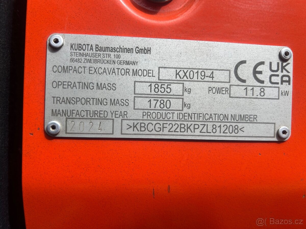 Kubota kx019-4 - 4