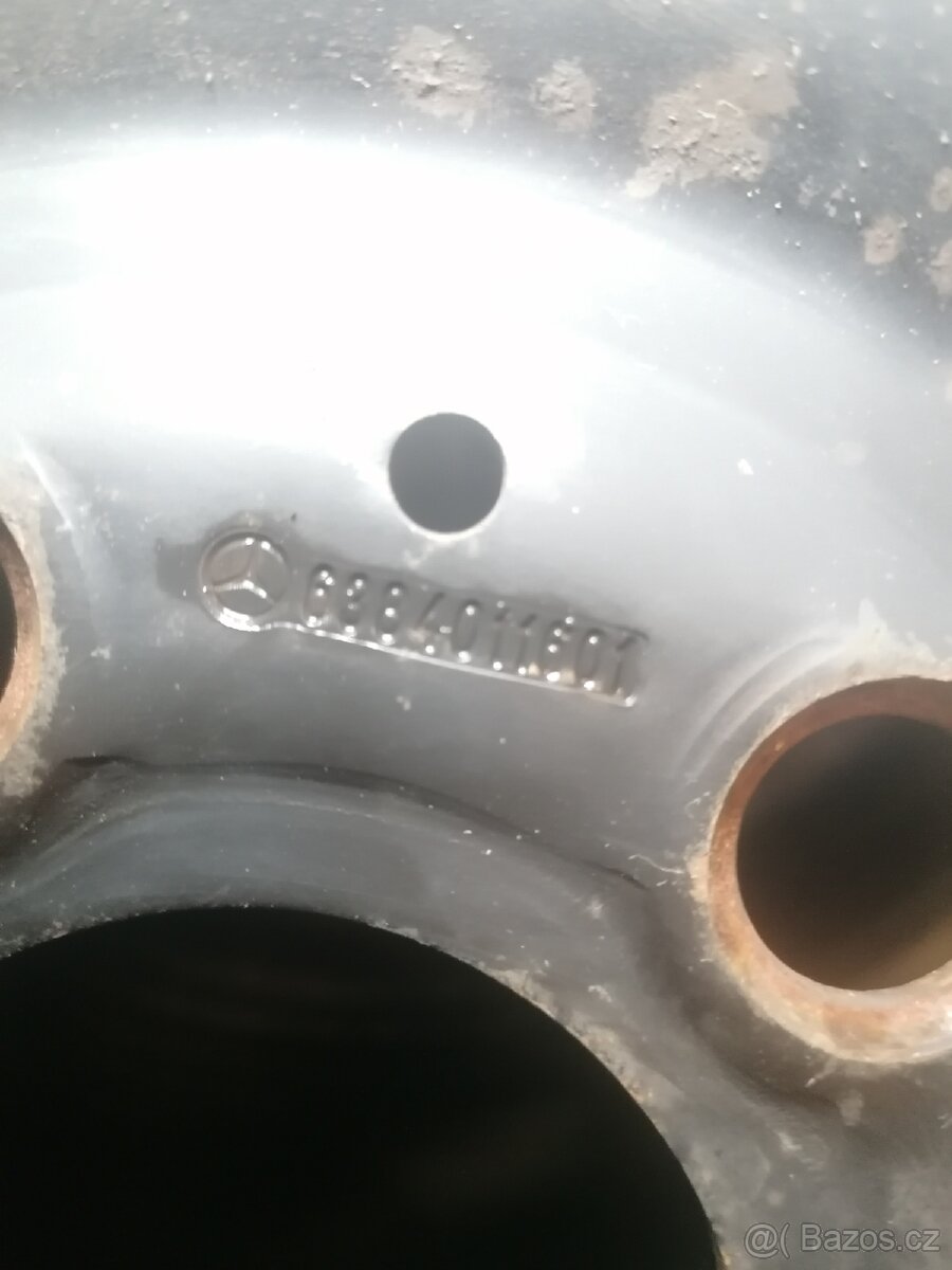 Prodám 4ks plech disk 5×112 + zimní pneu Mercedes Vito - 4