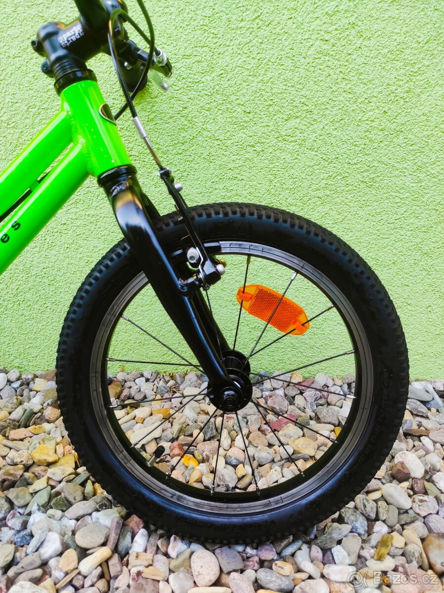 Značkové dětské kolo KUBIKES 16"(S) (limetka) - 4