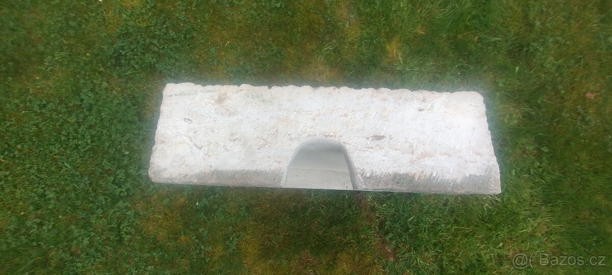 pískovec, odtokový žlab - 4