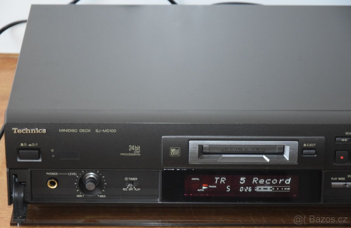 Minidisc TECHNICS SJ-MD100, nové DO, manuál, MD disky - 4