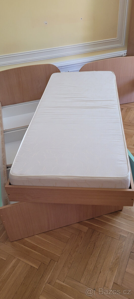 Postele s úložným prostorem (výroba na míru)204x96 cm+rošty - 4