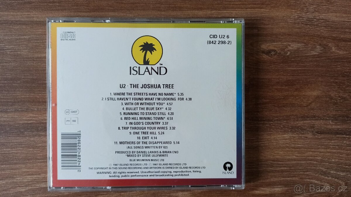CD U2 The Joshua Tree - 4