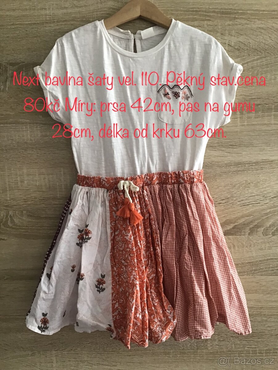 Dívčí šaty a sukně vel. 110 - 4