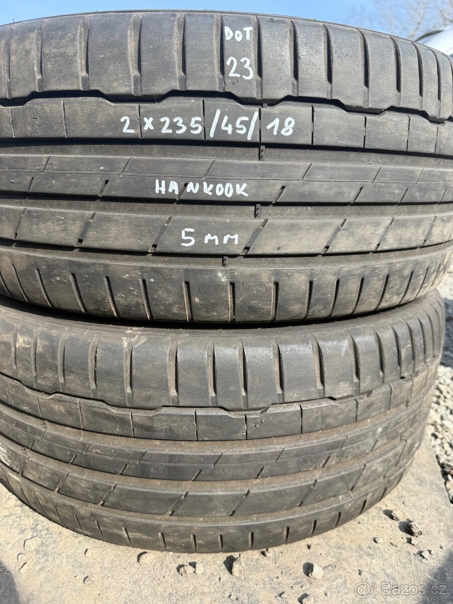 2x letní pneu r18 235/45/18 - 4