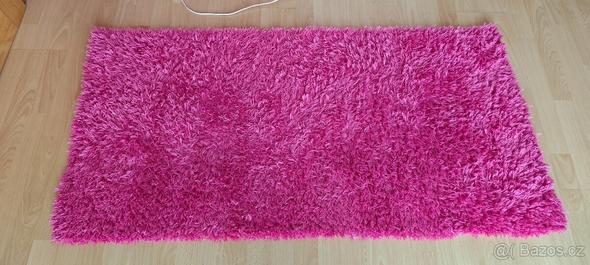 Stojací Lampa světlo koberec růžová barva - 4