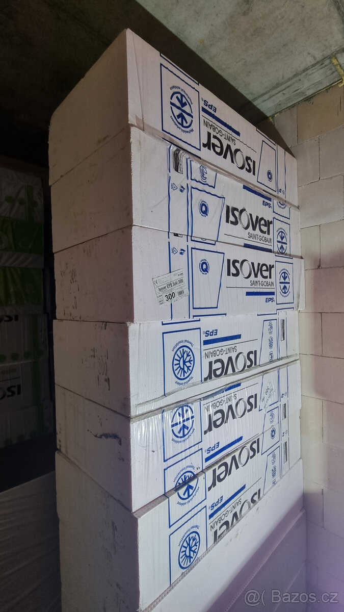 Prodám 9ks soklového polystyrenu 600x1250 mm tl. 300 mm - 4