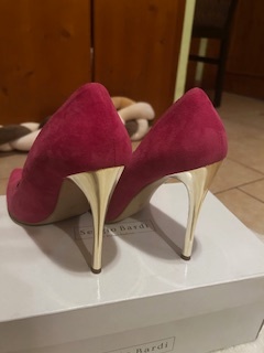 SERGIO BARDI růžové LODIČKY VEL.39 nové - 4