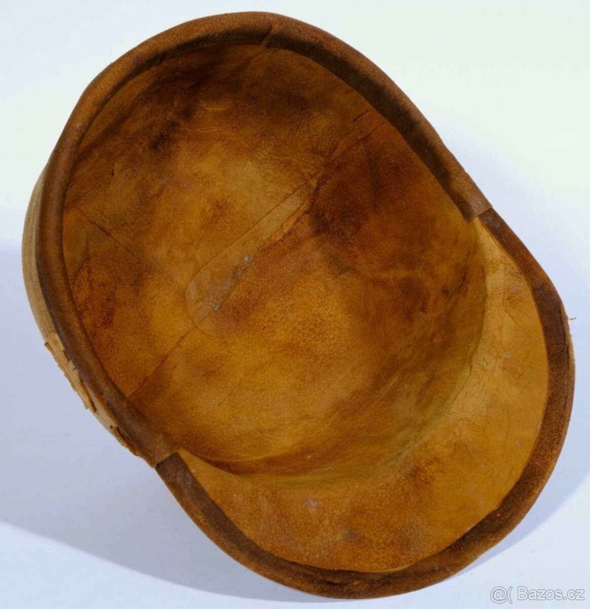 Starožitný klobouček myslivecký kožený - 4